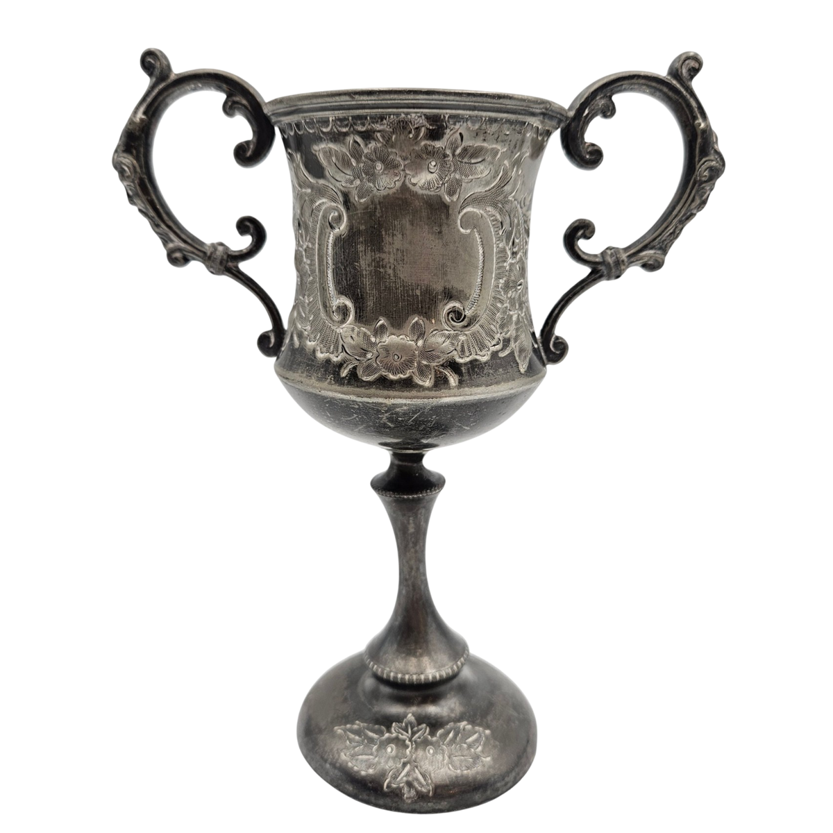Antique Silver Plated Two Handled Trophy