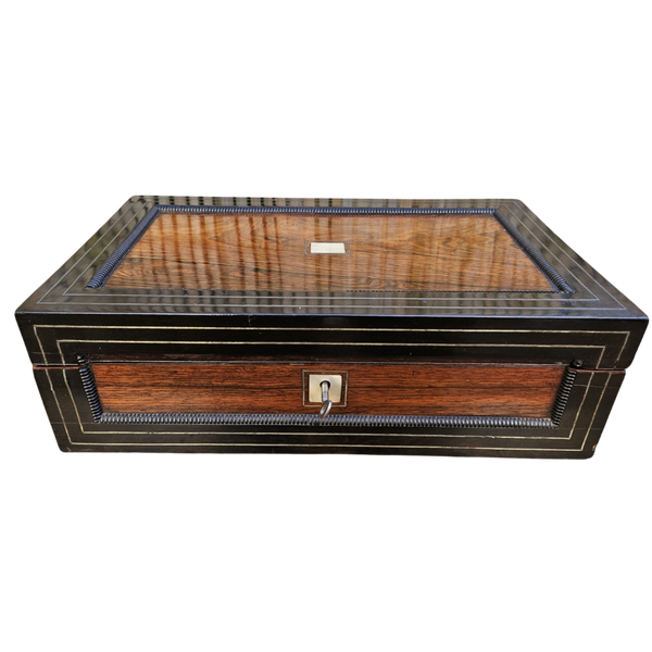 Antique Georgian Mahogany Campaign Writing Slope (c. 1800–1830)